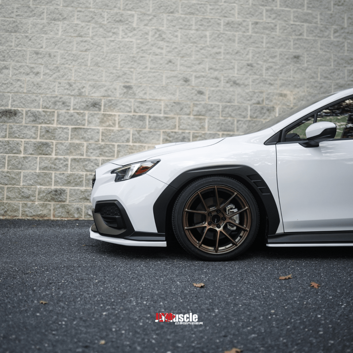 JDMuscle [22 - 26 WRX] Front Lip | OE+ Style Paint Matched / Gloss Black - JDMuscleFront LipsJDM-WRX22-FL-OE.D4SCrystal Black Silica D4S (Gloss Black w/ Pearl)