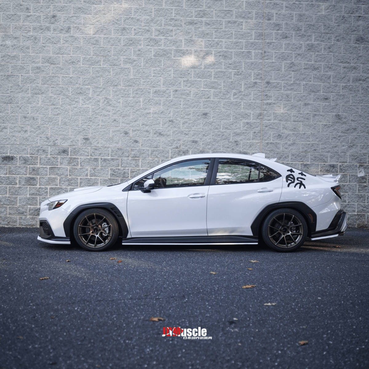 JDMuscle [22 - 26 WRX] Front Lip | OE+ Style Paint Matched / Gloss Black - JDMuscleFront LipsJDM-WRX22-FL-OE.D4SCrystal Black Silica D4S (Gloss Black w/ Pearl)