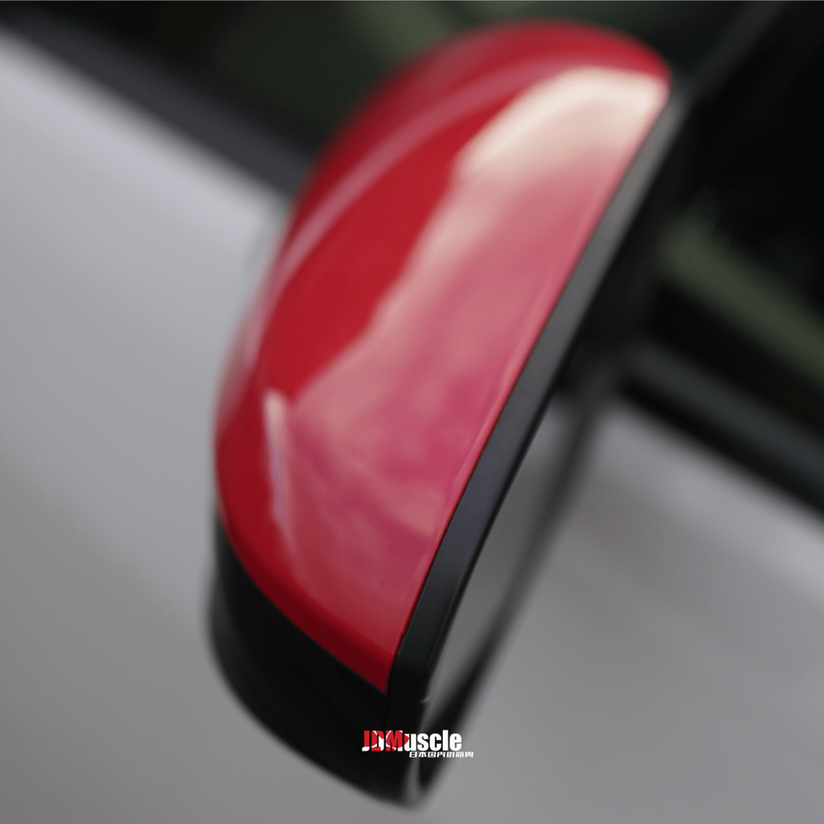 JDMuscle [22 - 26 WRX] Mirror Covers Replacements | 2PC Set, Paint Matched / Gloss Black / Cherry Red - JDMuscleAftermarket MirrorsJDM-WRX22-MC207CCherry Red Pantone 207C