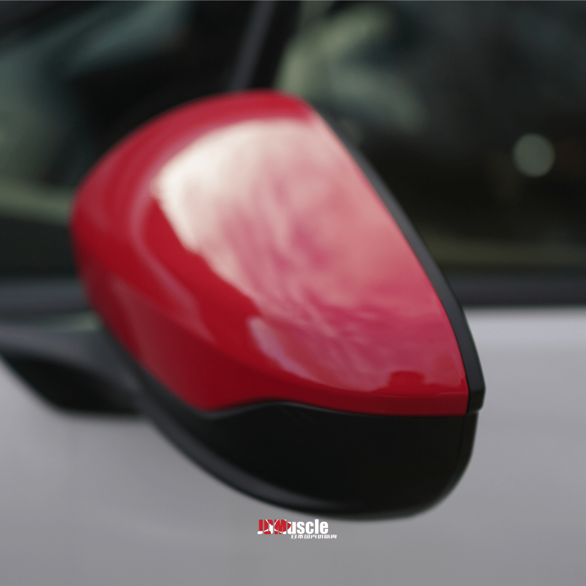JDMuscle [22 - 26 WRX] Mirror Covers Replacements | 2PC Set, Paint Matched / Gloss Black / Cherry Red - JDMuscleAftermarket MirrorsJDM-WRX22-MC207CCherry Red Pantone 207C