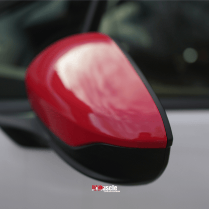 JDMuscle [22 - 26 WRX] Mirror Covers Replacements | 2PC Set, Paint Matched / Gloss Black / Cherry Red - JDMuscleAftermarket MirrorsJDM-WRX22-MC207CCherry Red Pantone 207C