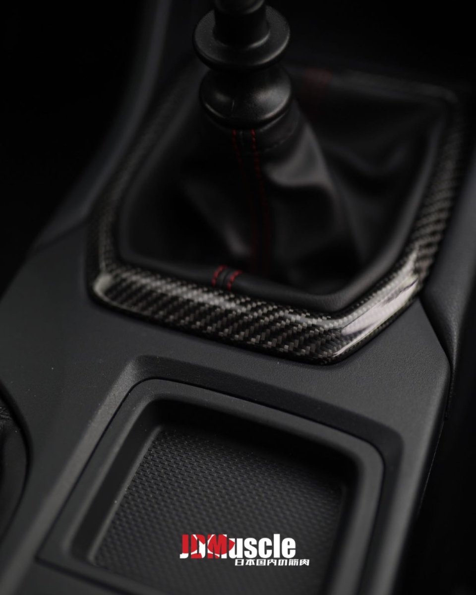 JDMuscle [22 - 26 WRX] MT Carbon Fiber Shifter Trim Replacement - JDMuscleTrim KitsJDM-WRX22-MT-SFTCF2x2 Twill - Regular