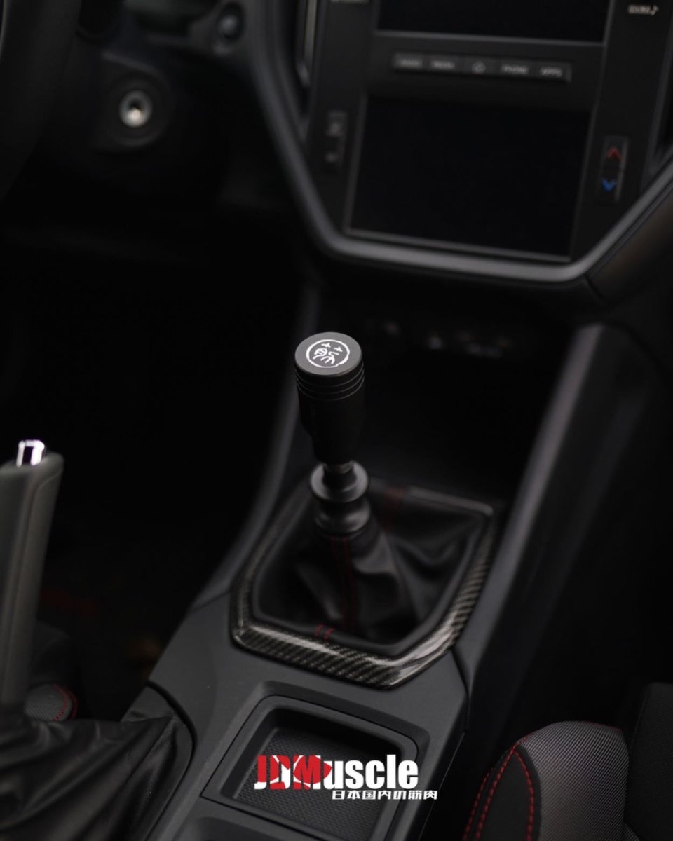 JDMuscle [22 - 26 WRX] MT Carbon Fiber Shifter Trim Replacement - JDMuscleTrim KitsJDM-WRX22-MT-SFTCF2x2 Twill - Regular