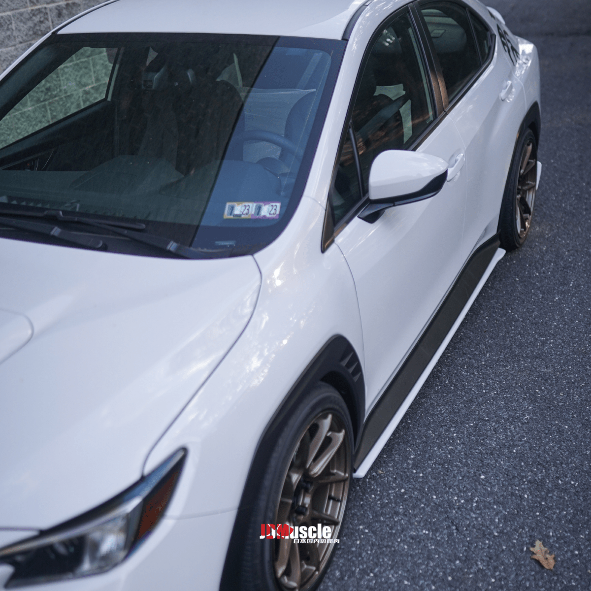JDMuscle [22 - 26 WRX] STI Style Side Skirts - Paint Matched/Gloss Black - JDMuscleSide SkirtsJDM-WRX22-SS-OED4SCrystal Black Silica D4S (Gloss Black w/ Pearl)