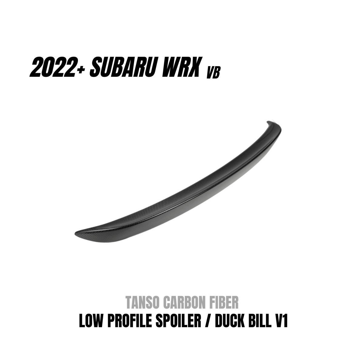 JDMuscle [22 - 26 WRX] Tanso Carbon Fiber Duck Bill V1 - JDMuscleSpoilers and WingsJDM-WRX22-DB1