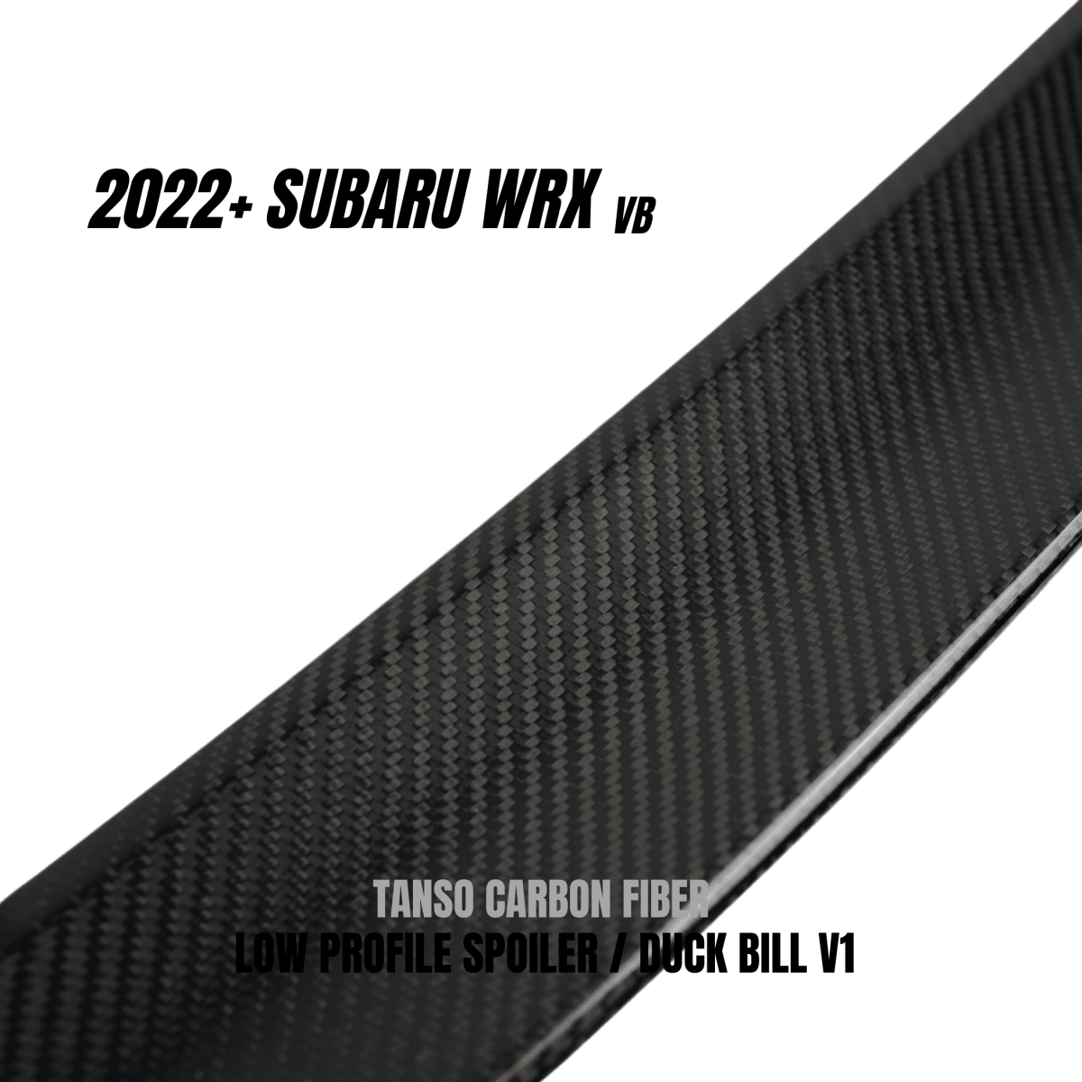 JDMuscle [22 - 26 WRX] Tanso Carbon Fiber Duck Bill V1 - JDMuscleSpoilers and WingsJDM-WRX22-DB1