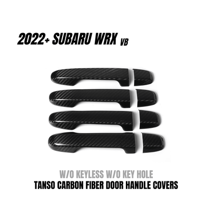 JDMuscle [22 - 26 WRX] Tanso Pre - preg Carbon Fiber Door Handle Covers w/ Gloss Finish - JDMuscleDoor Handle CoversJDM-WRX22-465 NYNo