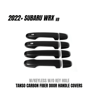 JDMuscle [22 - 26 WRX] Tanso Pre - preg Carbon Fiber Door Handle Covers w/ Gloss Finish - JDMuscleDoor Handle CoversJDM-WRX22-465 NYNo