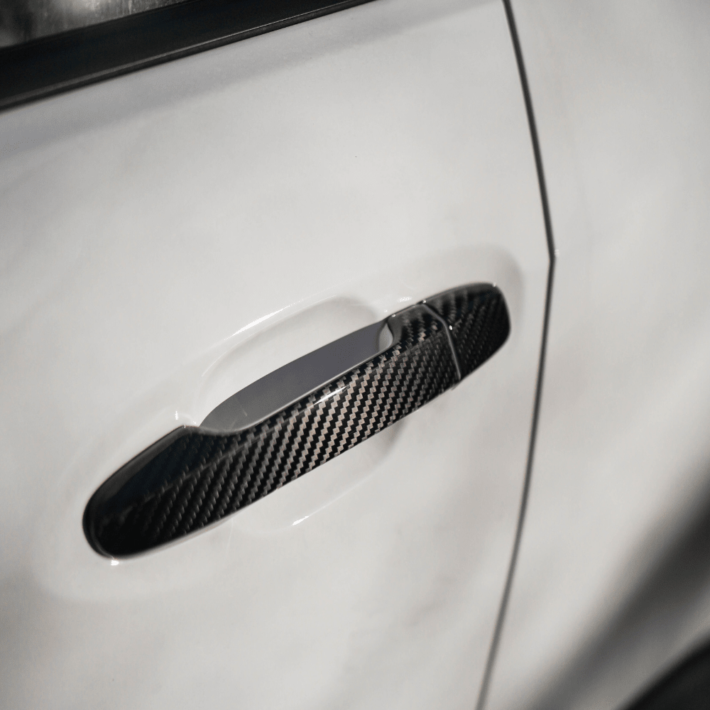 JDMuscle [22 - 26 WRX] Tanso Pre - preg Carbon Fiber Door Handle Covers w/ Gloss Finish - JDMuscleDoor Handle CoversJDM-WRX22-465-YYes