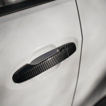 JDMuscle [22 - 26 WRX] Tanso Pre - preg Carbon Fiber Door Handle Covers w/ Gloss Finish - JDMuscleDoor Handle CoversJDM-WRX22-465-YYes