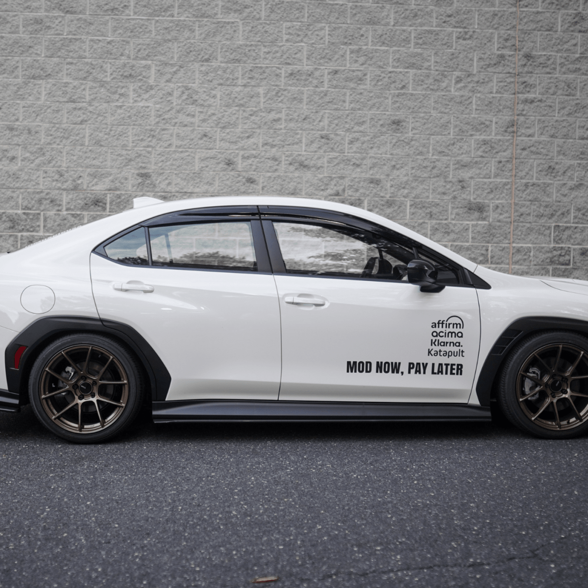 JDMuscle [22 - 26 WRX] V1 Rain Guards / Window Visors - Acrylic/Carbon Fiber - JDMuscleRain GuardsJDM-WRX22-RG1Acrylic