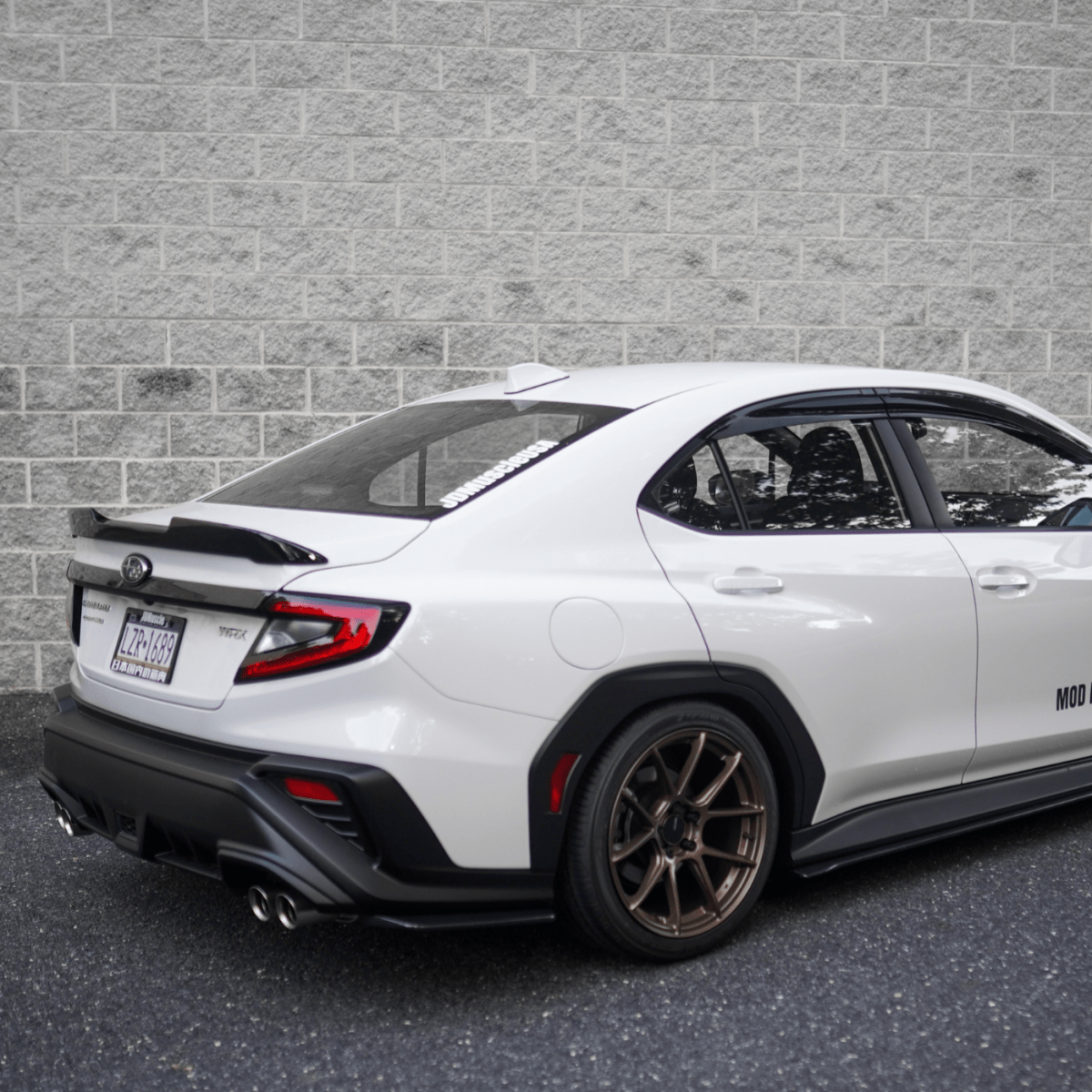 JDMuscle [22 - 26 WRX] V1 Rain Guards / Window Visors - Acrylic/Carbon Fiber - JDMuscleRain GuardsJDM-WRX22-RG1Acrylic