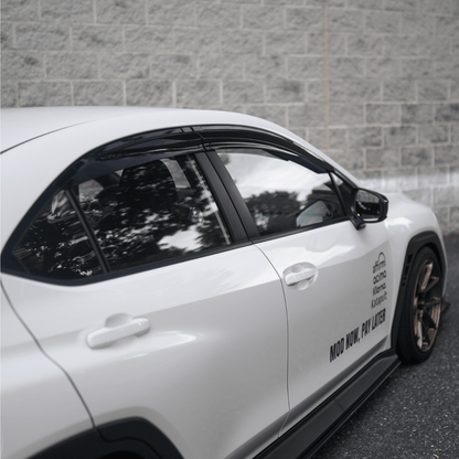 JDMuscle [22 - 26 WRX] V1 Rain Guards / Window Visors - Acrylic/Carbon Fiber - JDMuscleRain GuardsJDM-WRX22-RG1Acrylic