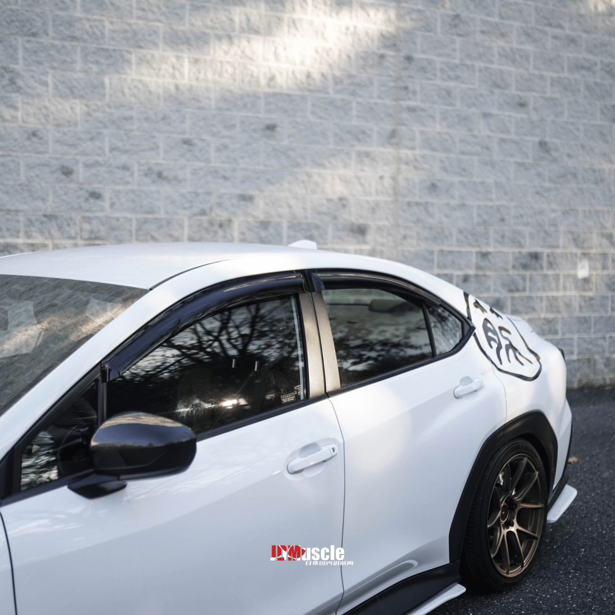 JDMuscle [22 - 26 WRX] V2 Rain Guards / Window Visors - JDMuscleRain GuardsJDM-WRX22-RG2