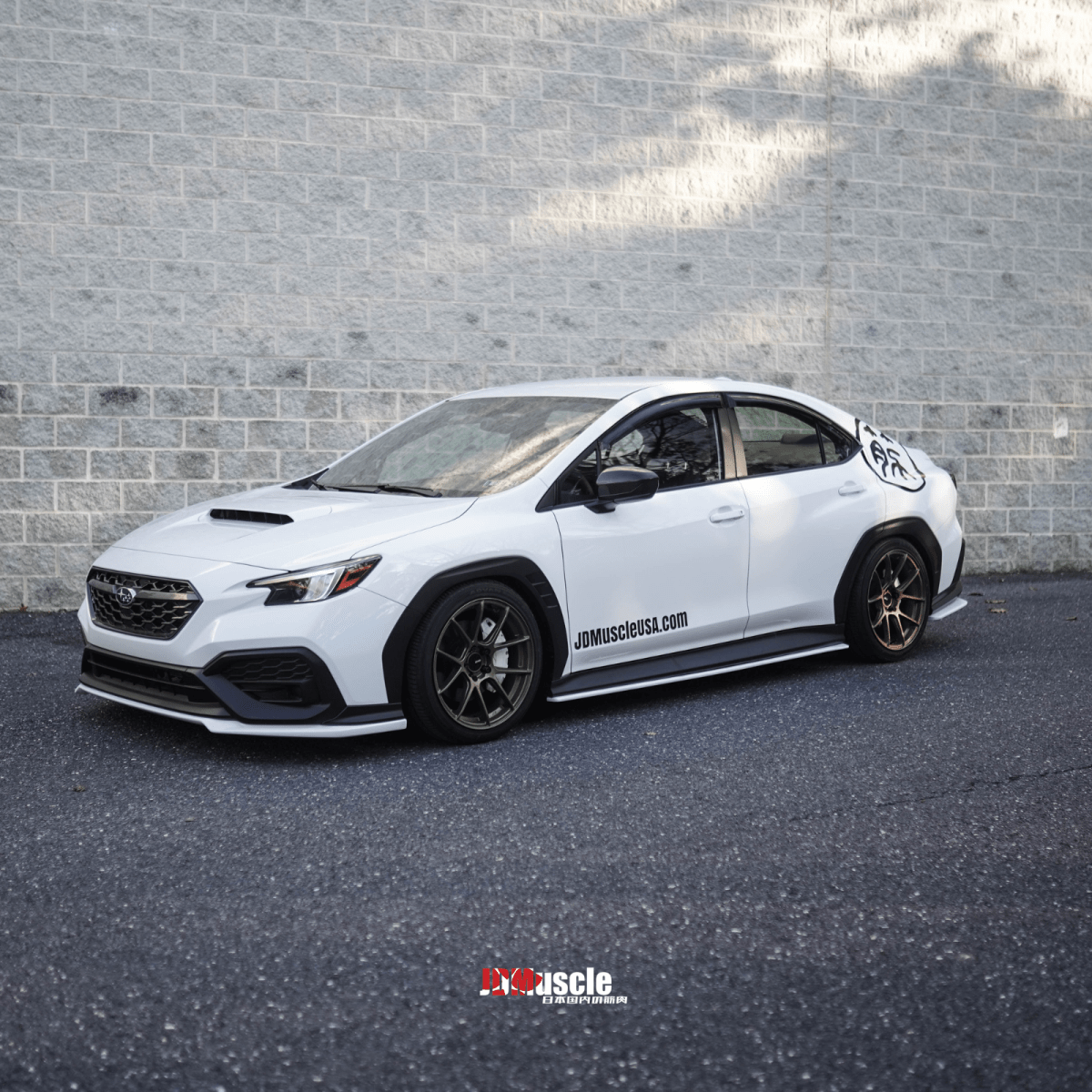 JDMuscle [22 - 26 WRX] V2 Rain Guards / Window Visors - JDMuscleRain GuardsJDM-WRX22-RG2