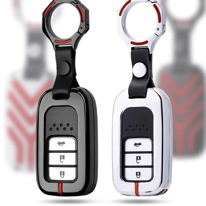 JDMuscle Billet Aluminum Key Cover for 2015-2019 Honda Civic/Accord/Pilot-Key Chains and Lanyards-JDMuscle-JDMuscle
