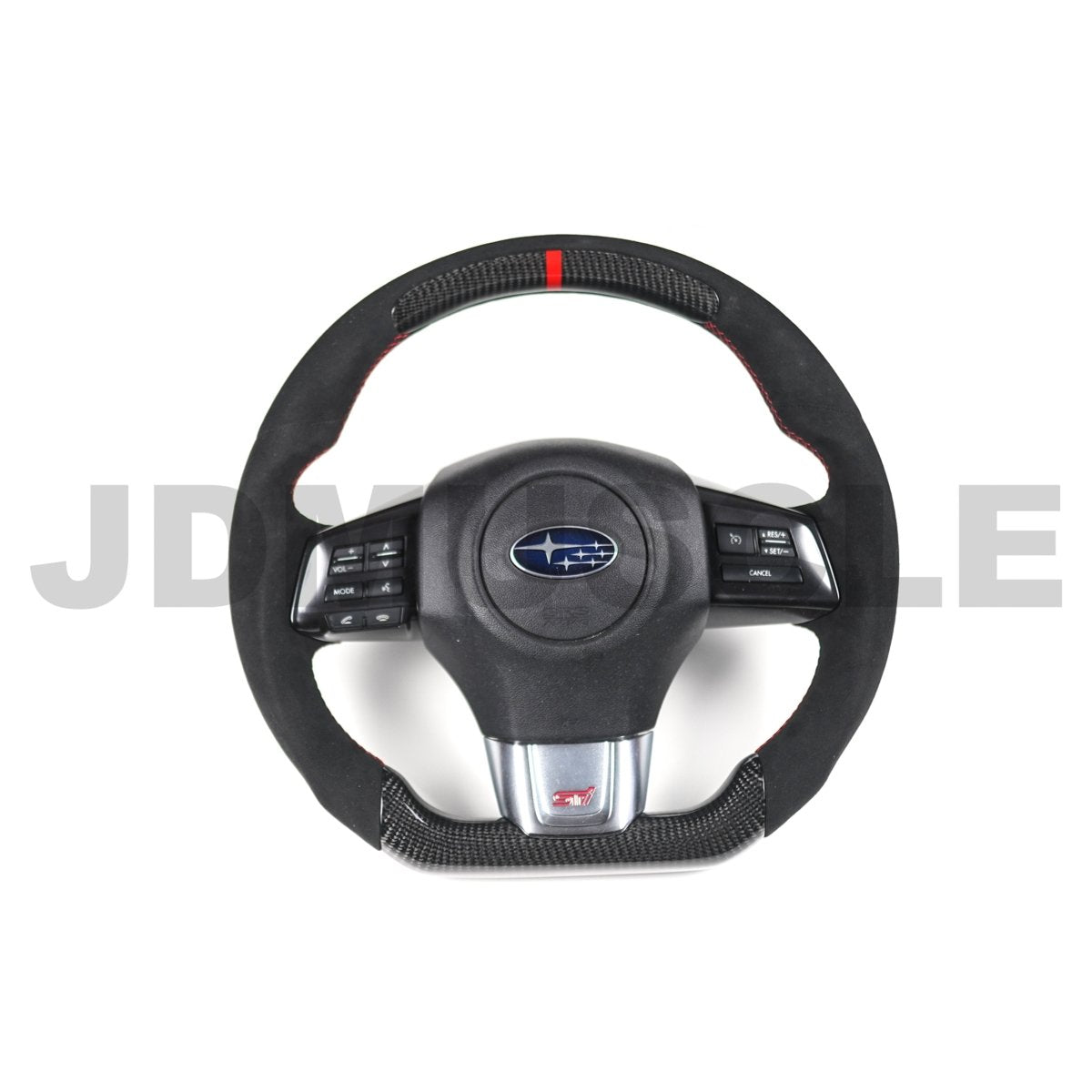 JDMuscle Carbon Fiber Racer Spec Steering Wheel for 2015+ WRX/STI - JDMuscleSteering WheelsJDM-STR-R-WRX-2015-15