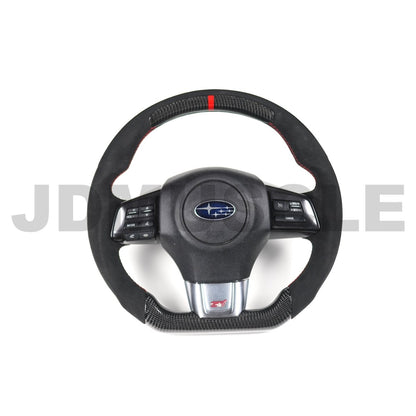 JDMuscle Carbon Fiber Racer Spec Steering Wheel for 2015+ WRX/STI - JDMuscleSteering WheelsJDM-STR-R-WRX-2015-15
