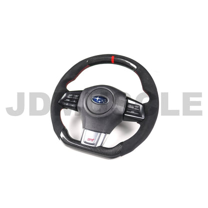 JDMuscle Carbon Fiber Racer Spec Steering Wheel for 2015+ WRX/STI - JDMuscleSteering WheelsJDM-STR-R-WRX-2015-15
