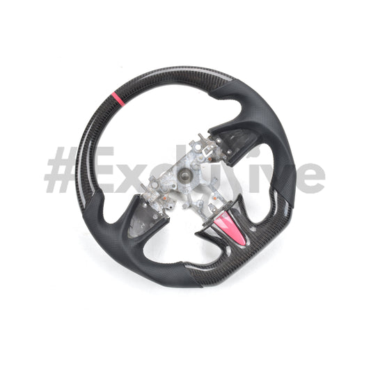 JDMuscle Carbon Fiber Steering Wheel by Exclusive Steering for Infiniti Q50 2014-2016-Steering Wheels-JDMuscle-JDMuscle