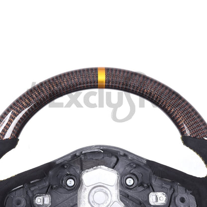 JDMuscle Carbon Fiber Steering Wheel by Exclusive Steering for Toyota Supra 2020+ - JDMuscleSteering WheelsJDM-STR-GRS