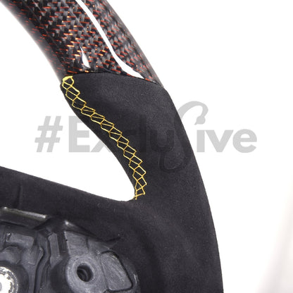 JDMuscle Carbon Fiber Steering Wheel by Exclusive Steering for Toyota Supra 2020+ - JDMuscleSteering WheelsJDM-STR-GRS