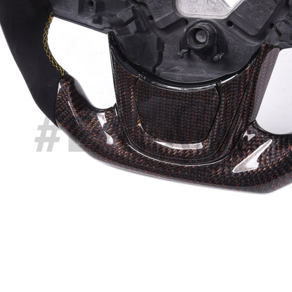 JDMuscle Carbon Fiber Steering Wheel by Exclusive Steering for Toyota Supra 2020+ - JDMuscleSteering WheelsJDM-STR-GRS