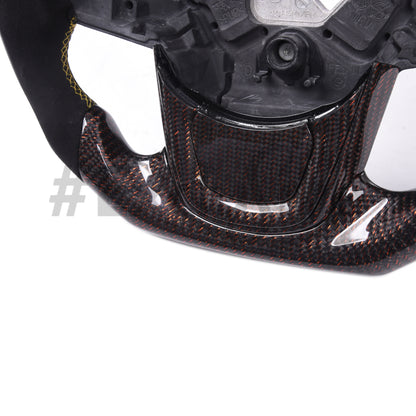 JDMuscle Carbon Fiber Steering Wheel by Exclusive Steering for Toyota Supra 2020+-Steering Wheels-JDMuscle-JDMuscle