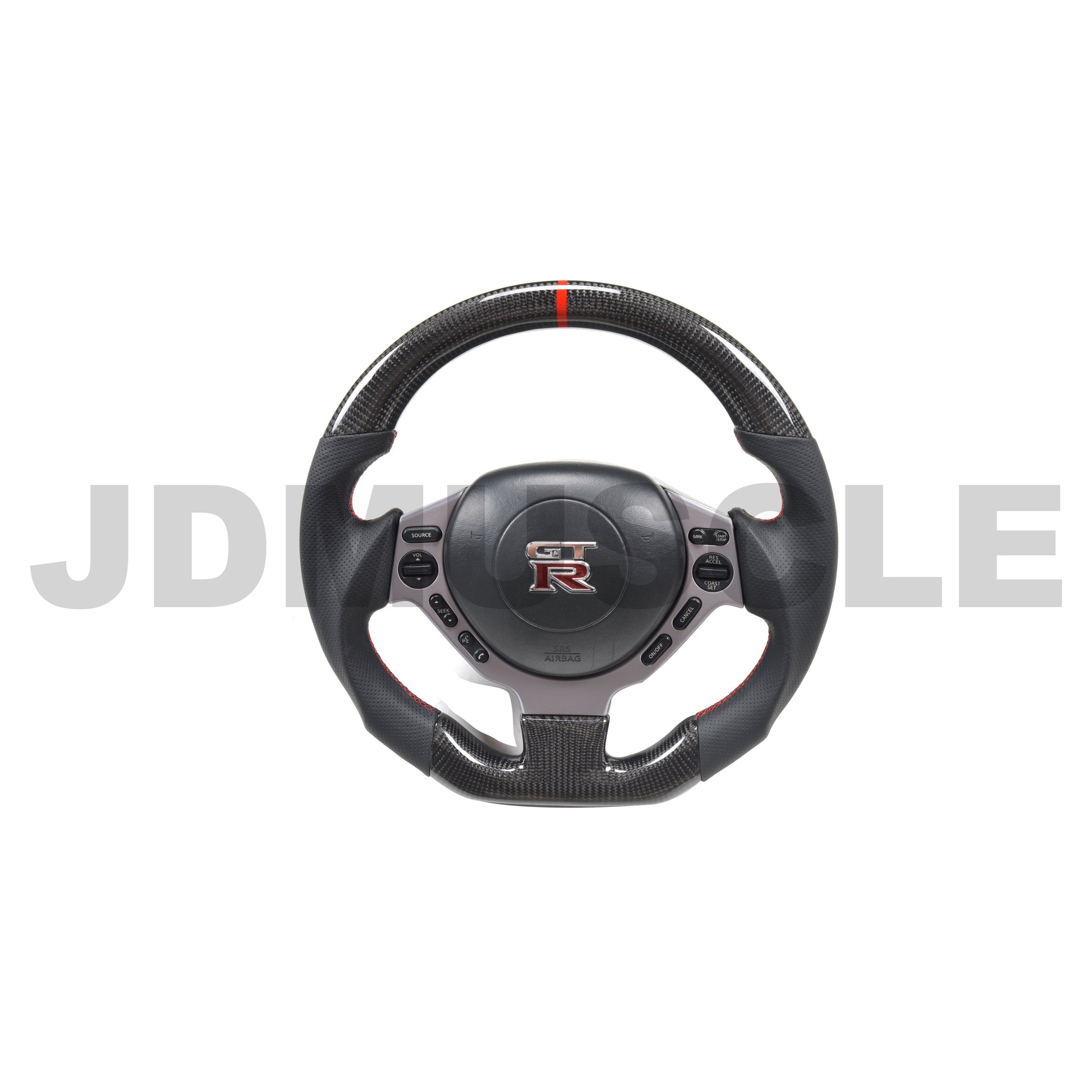 JDMuscle Custom Carbon Fiber Steering Wheel for 09-16 Nissan GTR-35 by Exclusive Steering-Steering Wheels-JDMuscle-JDMuscle