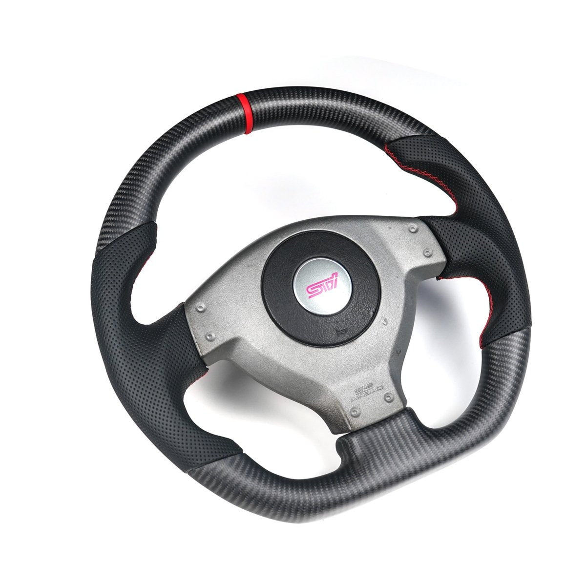 JDMuscle Custom Carbon Fiber Steering Wheel for 2004 WRX STI - JDMuscleSteering WheelsJDM-STR-WRX04