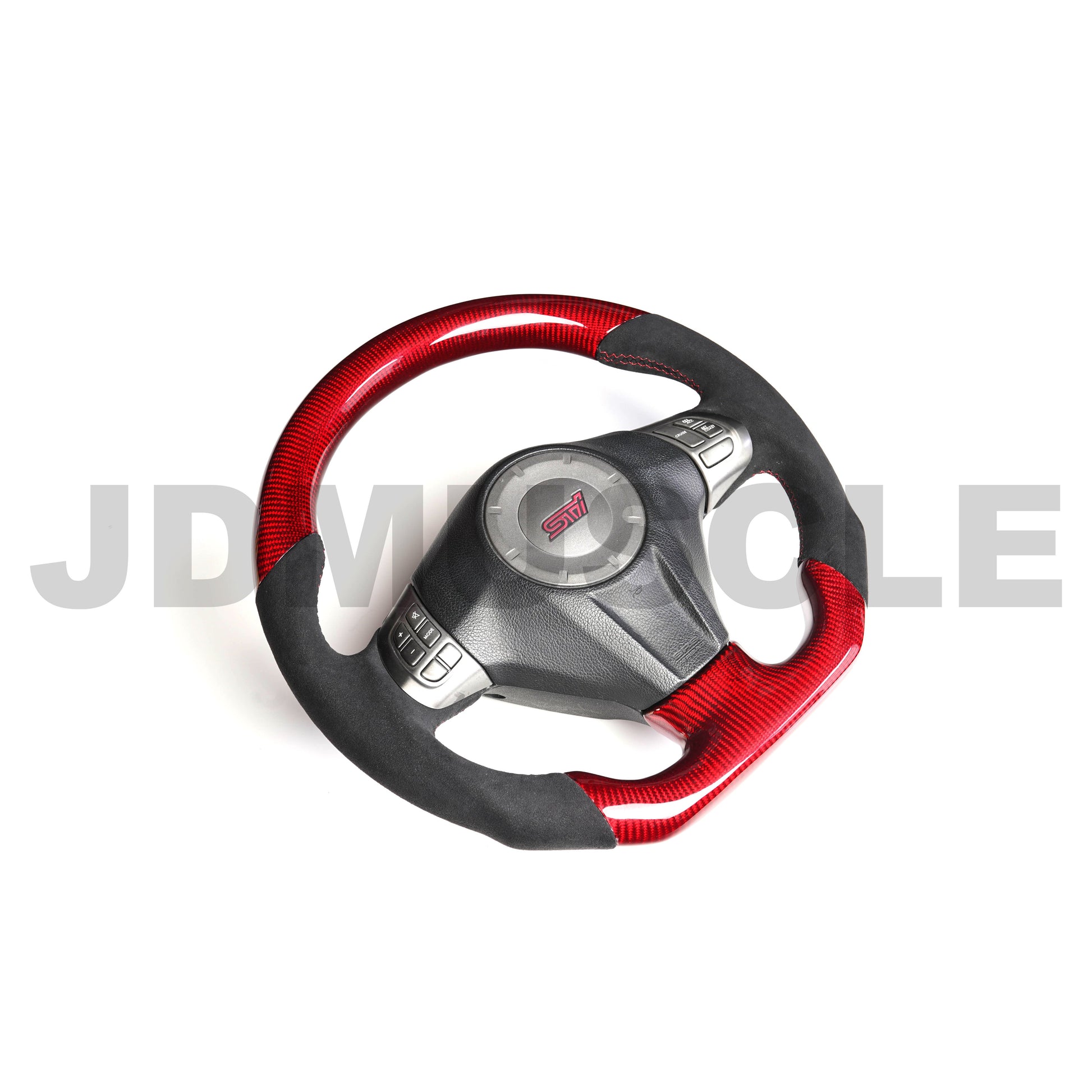 JDMuscle Custom Carbon Fiber Steering Wheel for 2008-2014 WRX/STI-Steering Wheels-JDMuscle-JDMuscle