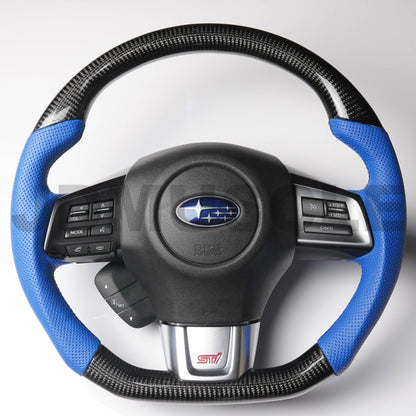 JDMuscle Custom Carbon Fiber Steering Wheel for 2015+ WRX/STI-Steering Wheels-JDMuscle-JDMuscle