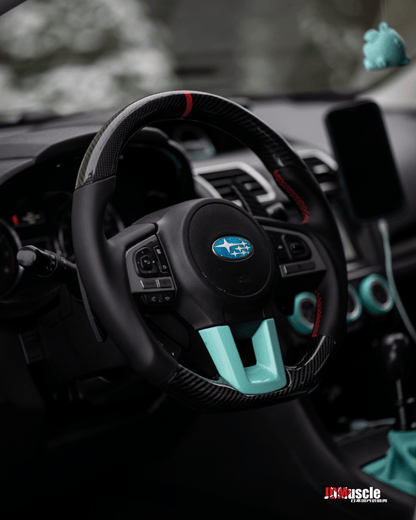 JDMuscle Custom Carbon Fiber Steering Wheel for 2016 - 2017 Subaru Crosstrek XV - JDMuscleSteering WheelsJDM-STR-XV-16
