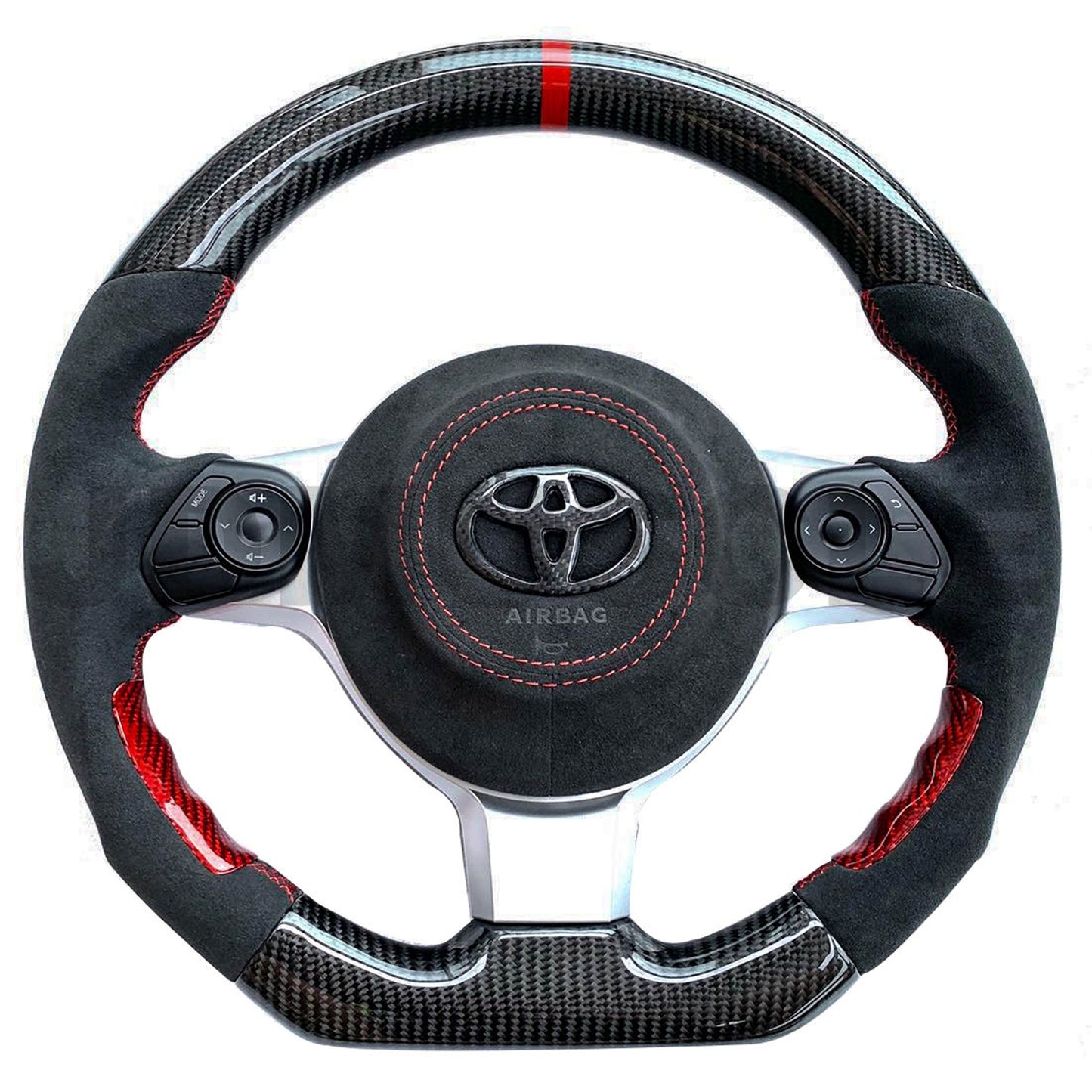 JDMuscle Custom Carbon Fiber Steering Wheel for 2017+ BRZ/FRS-Steering Wheels-JDMuscle-JDMuscle