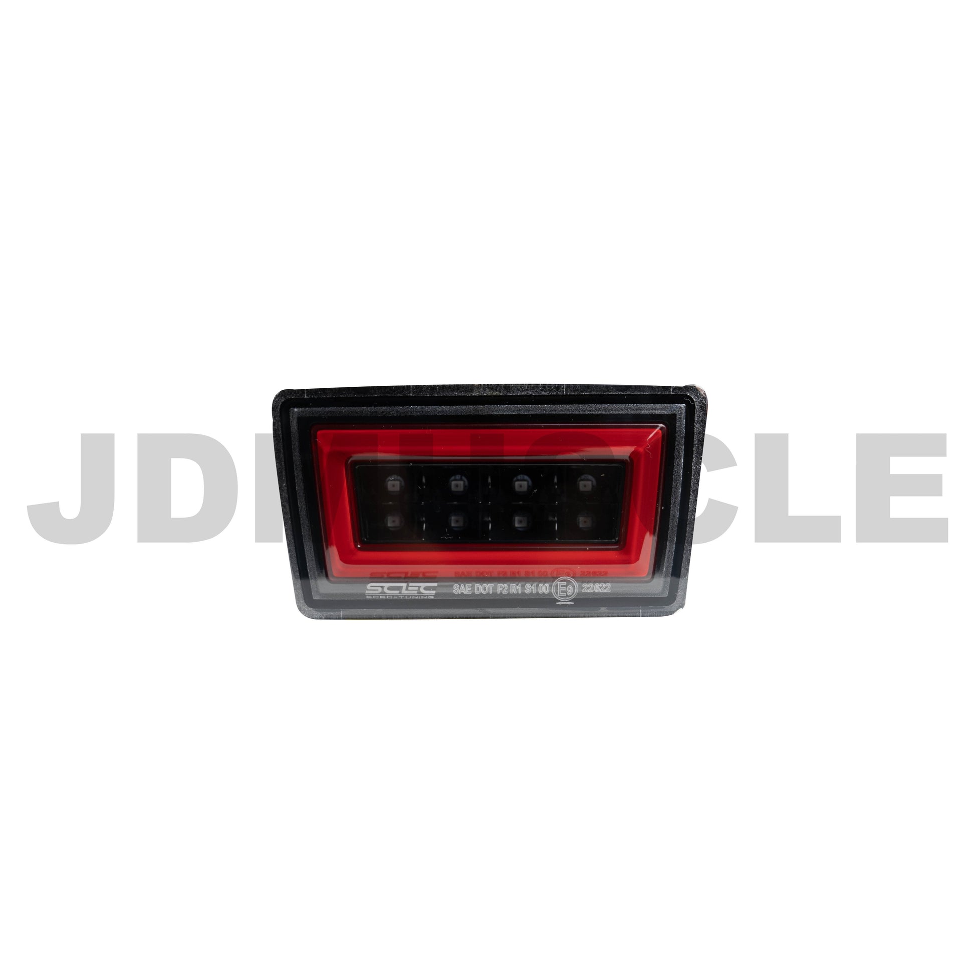 JDMuscle F1 Style Rear Fog/Brake Light for 2015+ WRX/STI-JDM-WRX15-F1B-CBR-JDM-WRX-F1B-CBR-Auxiliary Brake Lighting-JDMuscle-5.Clear Lens/Black Base/Red Bar-JDMuscle