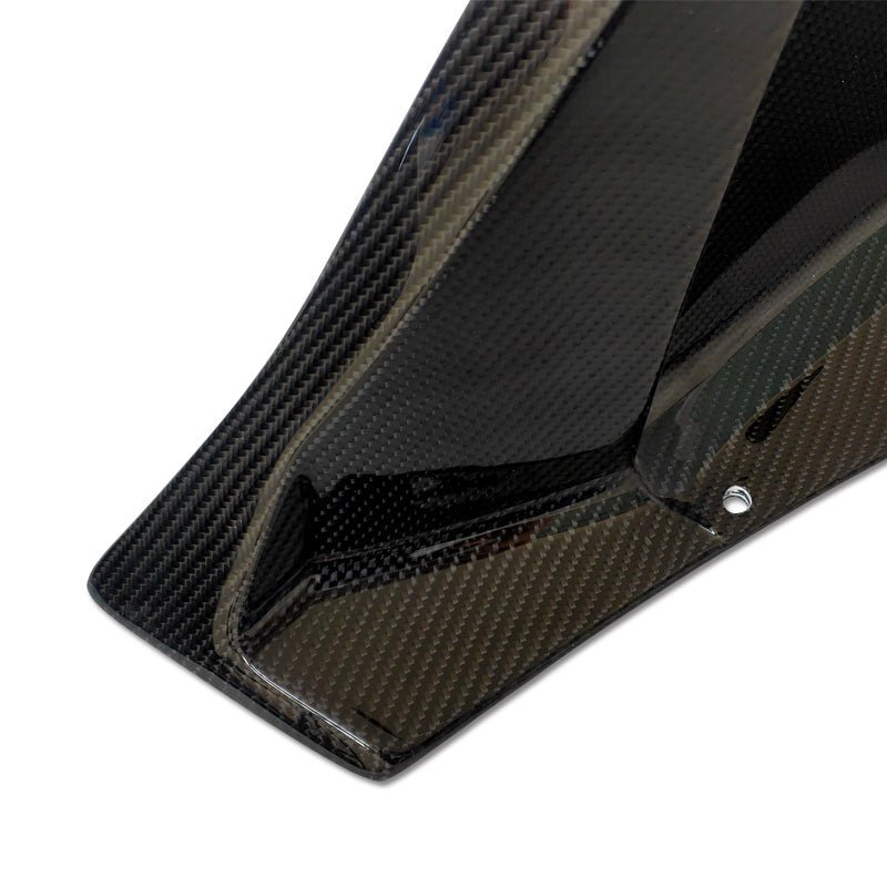 JDMuscle Tanso Carbon Fiber AM Style Rear Spats for 2020+ Toyota Supra - JDMuscleRear LipsJDM-A90-RL-12x2 Twill Carbon Fiber