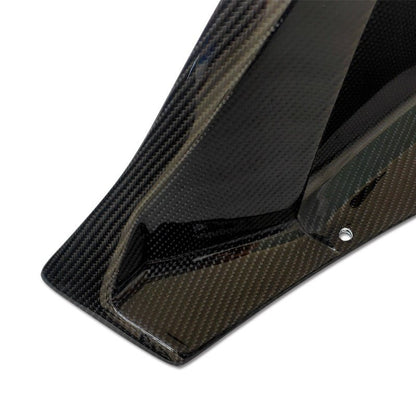JDMuscle Tanso Carbon Fiber AM Style Rear Spats for 2020+ Toyota Supra - JDMuscleRear LipsJDM-A90-RL-12x2 Twill Carbon Fiber
