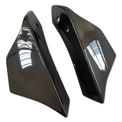 JDMuscle Tanso Carbon Fiber AM Style Rear Spats for 2020+ Toyota Supra - JDMuscleRear LipsJDM-A90-RL-12x2 Twill Carbon Fiber