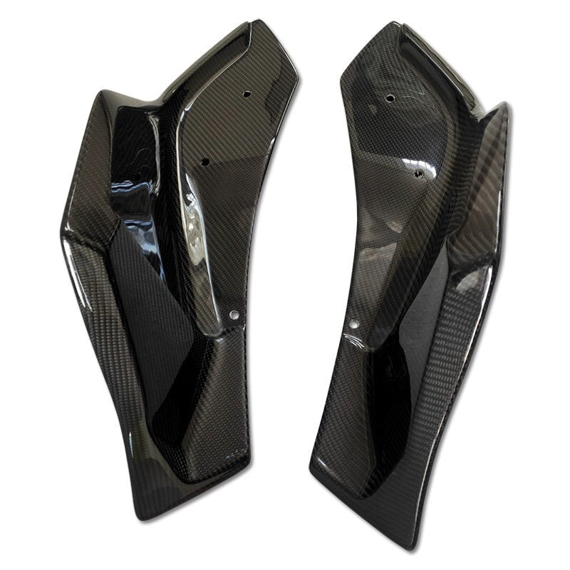 JDMuscle Tanso Carbon Fiber AM Style Rear Spats for 2020+ Toyota Supra - JDMuscleRear LipsJDM-A90-RL-12x2 Twill Carbon Fiber