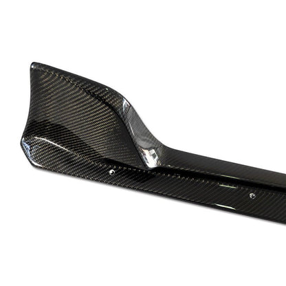 JDMuscle Tanso Carbon Fiber AM Style Side Skirt for 2020+ Toyota Supra - JDMuscleSide SkirtsJDM-A90-SK-AM-12x2 Twill Carbon Fiber