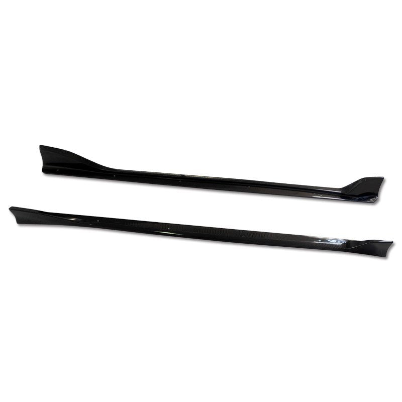 JDMuscle Tanso Carbon Fiber AM Style Side Skirt for 2020+ Toyota Supra - JDMuscleSide SkirtsJDM-A90-SK-AM-12x2 Twill Carbon Fiber