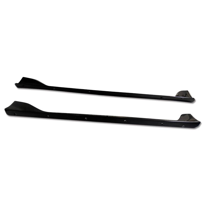 JDMuscle Tanso Carbon Fiber AM Style Side Skirt for 2020+ Toyota Supra - JDMuscleSide SkirtsJDM-A90-SK-AM-12x2 Twill Carbon Fiber