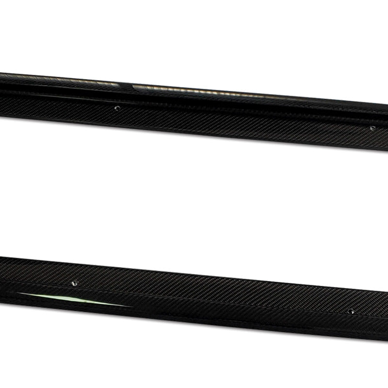 JDMuscle Tanso Carbon Fiber AM Style Side Skirt for 2020+ Toyota Supra - JDMuscleSide SkirtsJDM-A90-SK-AM-12x2 Twill Carbon Fiber