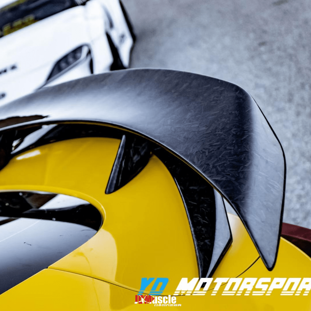 JDMuscle Tanso Carbon Fiber AM Style Spoiler for 2020+ Toyota Supra - JDMuscleSpoilers and WingsJDM-A90-SP-AM-12x2 Twill Carbon Fiber