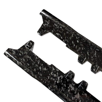 JDMuscle Tanso Carbon Fiber AT Style Side Skirt for 2020+ Toyota Supra - JDMuscleSide SkirtsJDM-A90-SK-AM-12x2 Twill Carbon Fiber