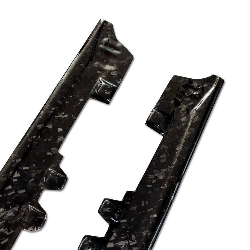 JDMuscle Tanso Carbon Fiber AT Style Side Skirt for 2020+ Toyota Supra - JDMuscleSide SkirtsJDM-A90-SK-AM-12x2 Twill Carbon Fiber