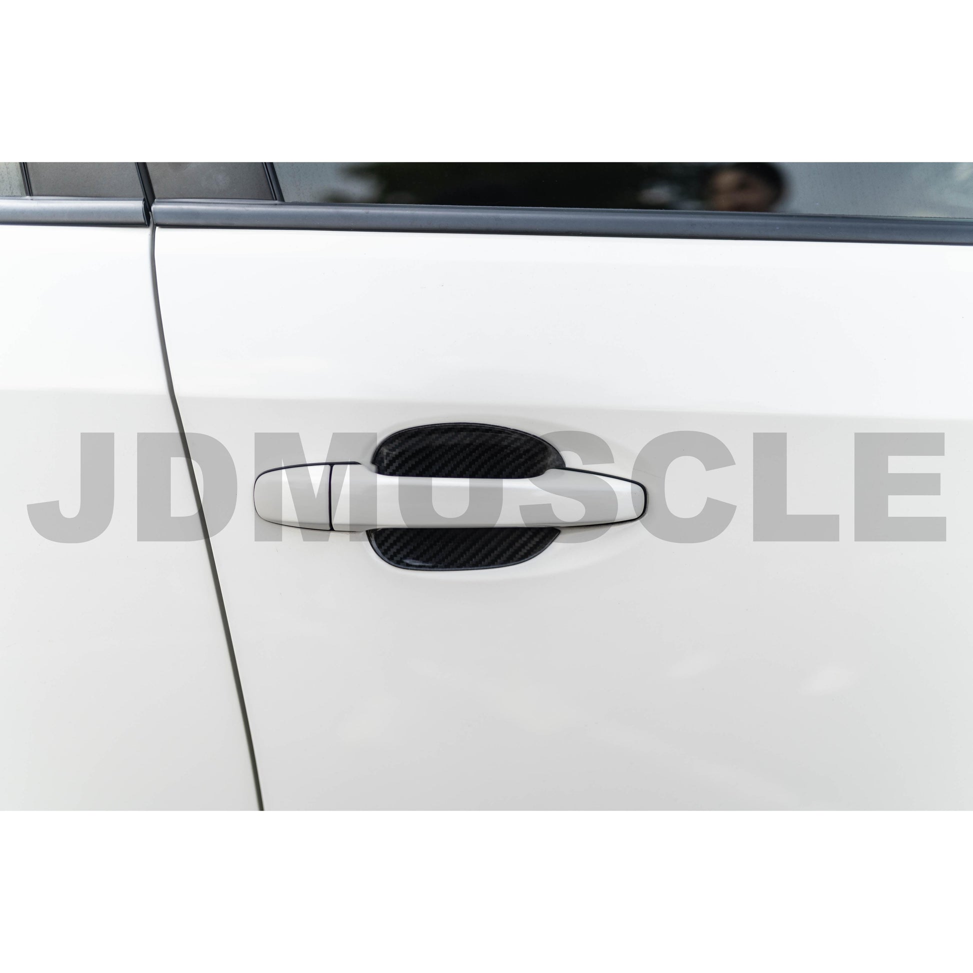 JDMuscle Tanso Carbon Fiber Door Bowl Trim Covers - 2015+WRX/STI-JDM-WRX15-DB#CF-JDM-WRX-DB#CF-Door Handle Covers-JDMuscle-JDMuscle
