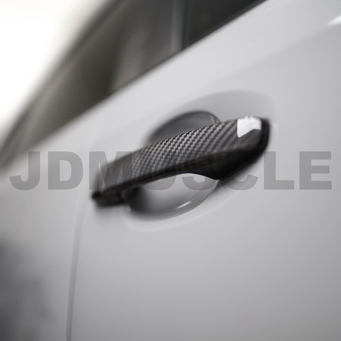 JDMuscle Tanso Carbon Fiber Door Handle Cover - 2015+WRX/STI-JDM-WRX15-OD#CF-JDM-WRX-OD#CF-Door Handle Covers-JDMuscle-JDMuscle