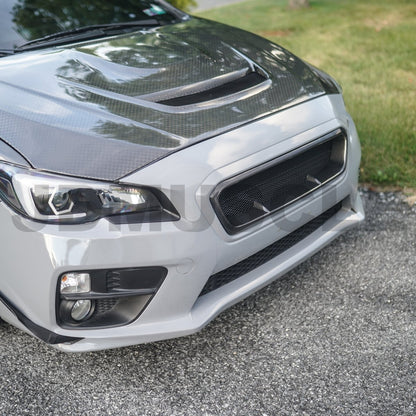 JDMuscle Tanso Carbon Fiber / Gloss Black Grille V4 - 15-17 WRX/STI - JDMuscleGrillesJDM-WRX15-FGV4CF2x2 Carbon Fiber