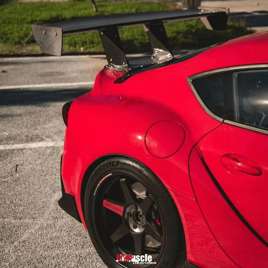 JDMuscle Tanso Carbon Fiber GT Spoiler VS1 Style for 2020+ Toyota Supra - JDMuscleSpoilers and WingsJDM-A90-GTW-VS-12x2 Twill Carbon Fiber